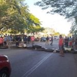 Road blocks in Yucatán