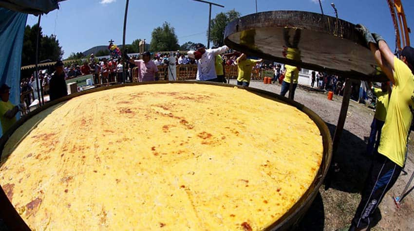 Guinness World Record holder for largest tortilla in Mexico