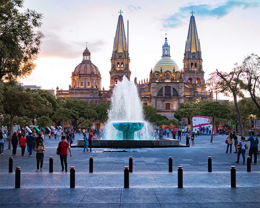 Plaza de la Liberación in Guadalajara.