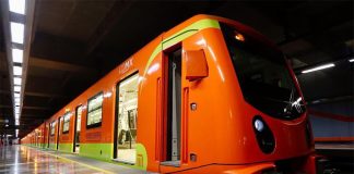 The subterranean section of Line12 of the Metro, before its reopening on Sunday.