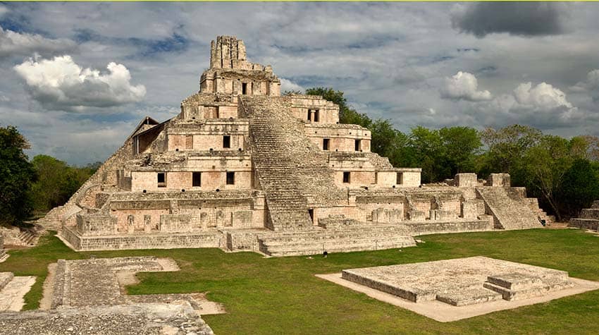 Edzna archaeological site, Mexico