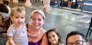 Cross cultural family living in Veracruz, Mexico