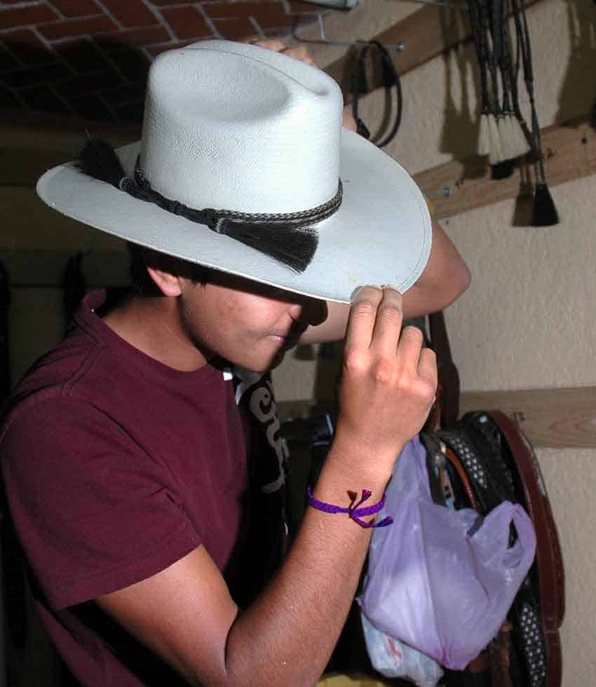 Decorative hatband by Taller Rodriguez in Jalisco