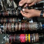 Handmade bracelets made from horse mane hair