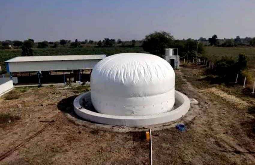 Biogas plant in Pune, India