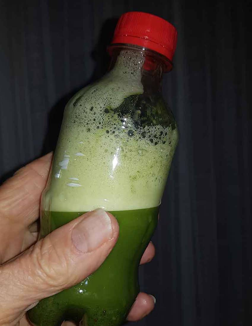 producing biogas in a Coke bottle