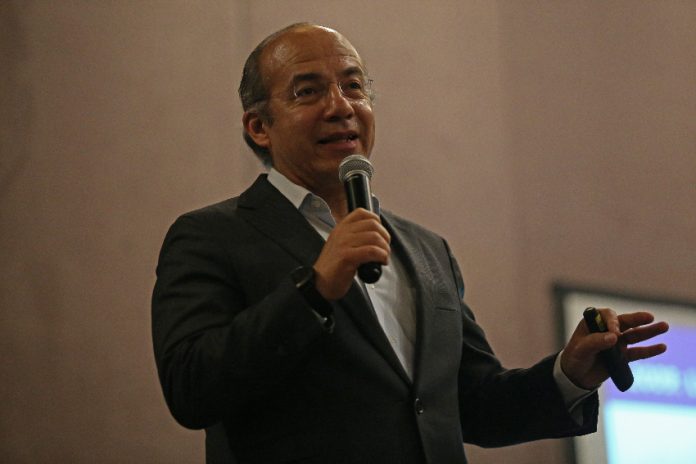 Former president Felipe Calderón