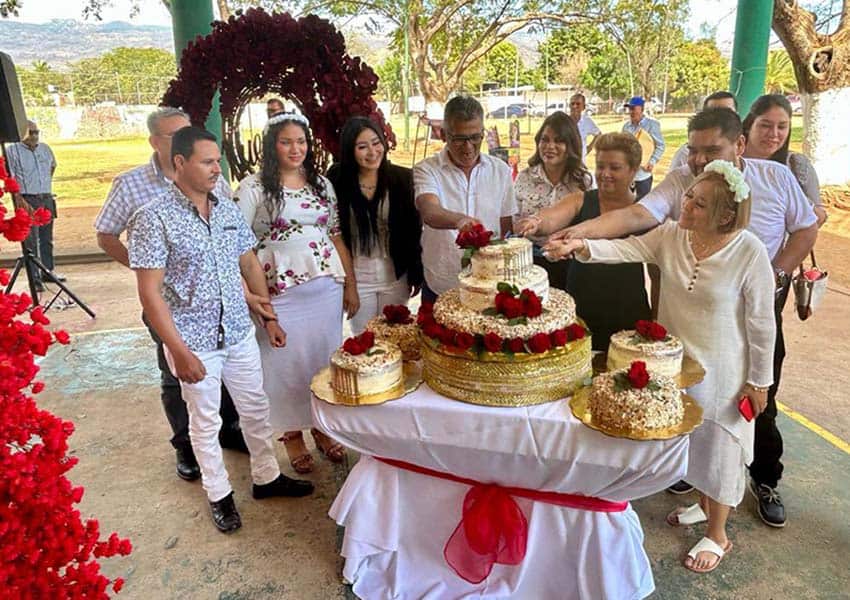 collective wedding ceremony in Michoacan, Mexico