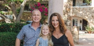 Christina Whiteley and family