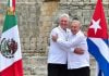 Miguel Díaz-Canel and Andrés Manuel López Obrador