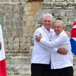 Miguel Díaz-Canel and Andrés Manuel López Obrador