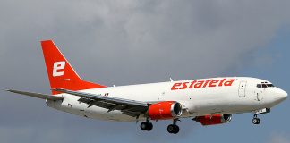 Estafeta company cargo plane