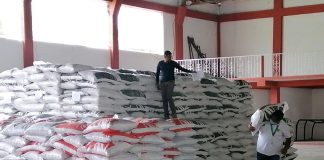 Government fertilizer distribution in Puebla, Mexico