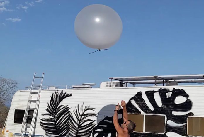 Make Sunsets company's experiment with solar geoengineering in Baja California, Mexico