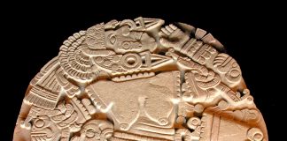 Mexica moon goddess stone