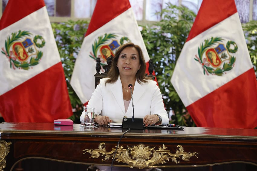 Dina Boluarte, president of Peru