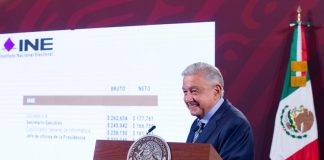 AMLO at the morning press conference
