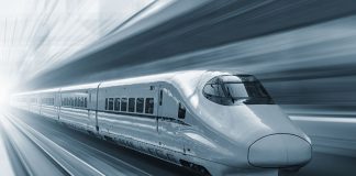 High speed train in China