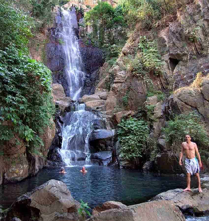 Los Azules falls in Jalisco, Mexico