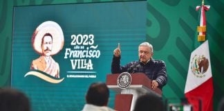 Andrés Manuel López Obrador at morning press conference