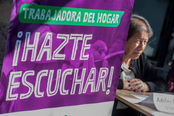 SINACTRAHO workers protest