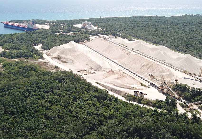 Quarry in Playa Del Carmen owned by Vulcan Materials