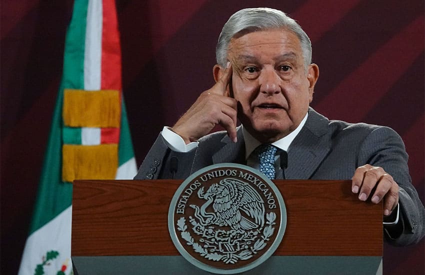 President of Mexico Andres Manuel Lopez Obrador