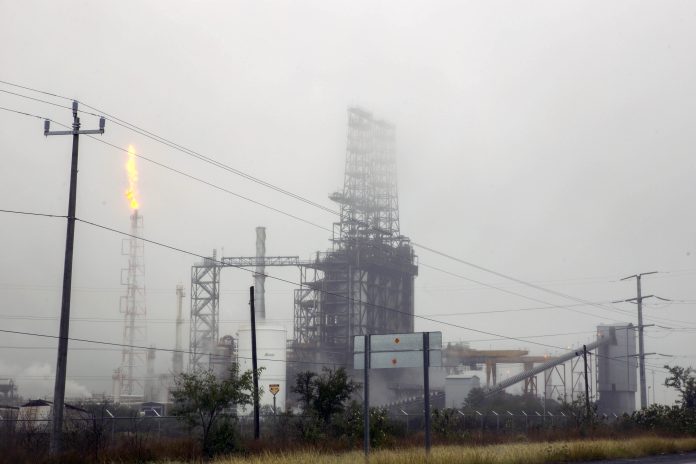 The Cadereyta refinery is a major source of local pollution