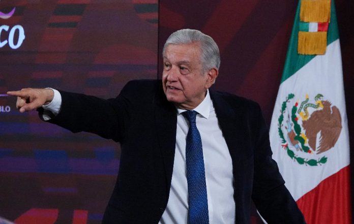 López Obrador at the morning press conference