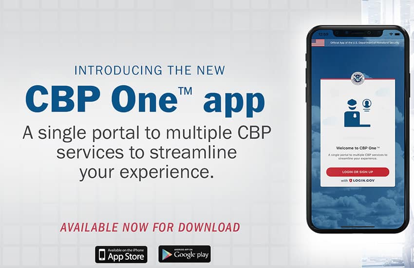 CBP One app ad