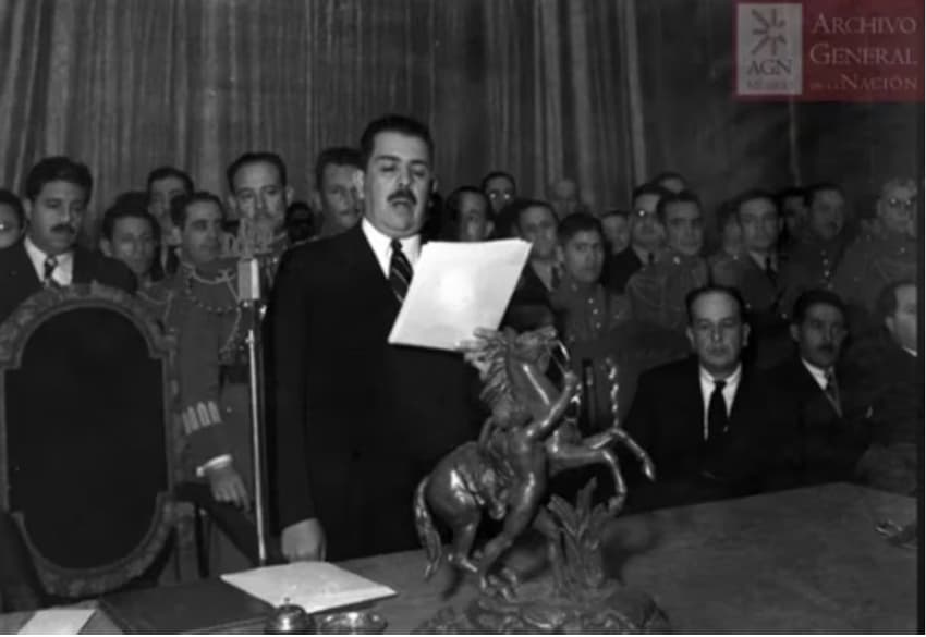 President Lázaro Cárdenas in 1938