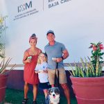 Christina Whiteley and family at INM