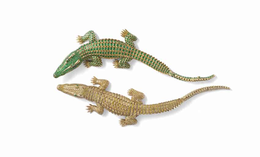 Crocodile necklace Cartier