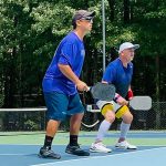 Pickleball players in Ixtapa-Zihuatanejo