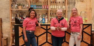 From left to right: Graciela Ángeles, Sandra Ortiz Brena, and Silvia Mezcaloteca Philion, founders of Mujer Agave