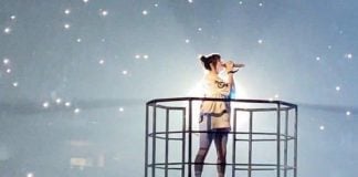 Billie Eilish on stage