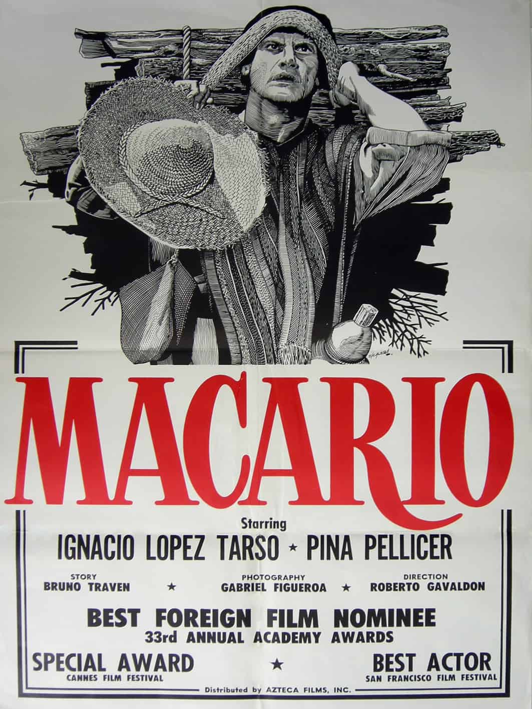 A poster for the film 'Macario'