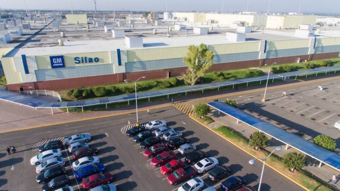 General Motors' Silao' manufacturing plant, where workers secured a 10% pay increase