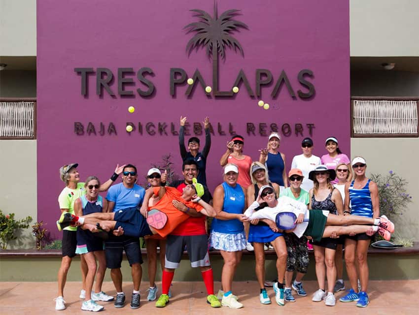Tres Palapas PIckleball Resort in Baja California.