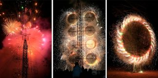 Castillos de Torre at the International Pyrotecnics Fair of Tultepec in Mexico state