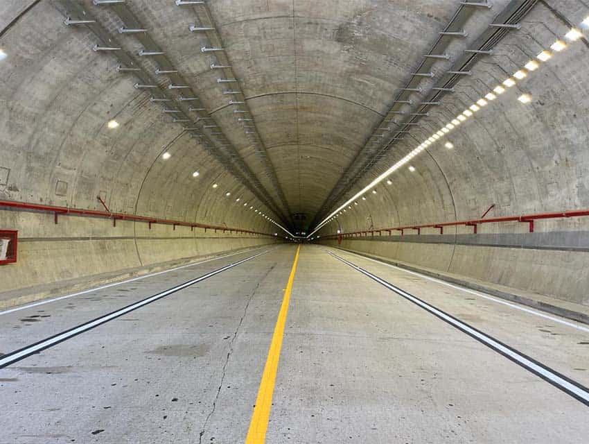 Tunnel on Guadalajara-Puerto Vallarta highway
