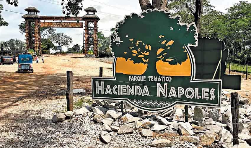 Hacienda Napoles theme park in Colombia