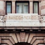 The entrance to the Central Bank of Mexico (Banxico)