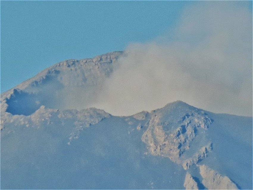 Popocatepetl crater