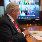 AMLO at virtual summit