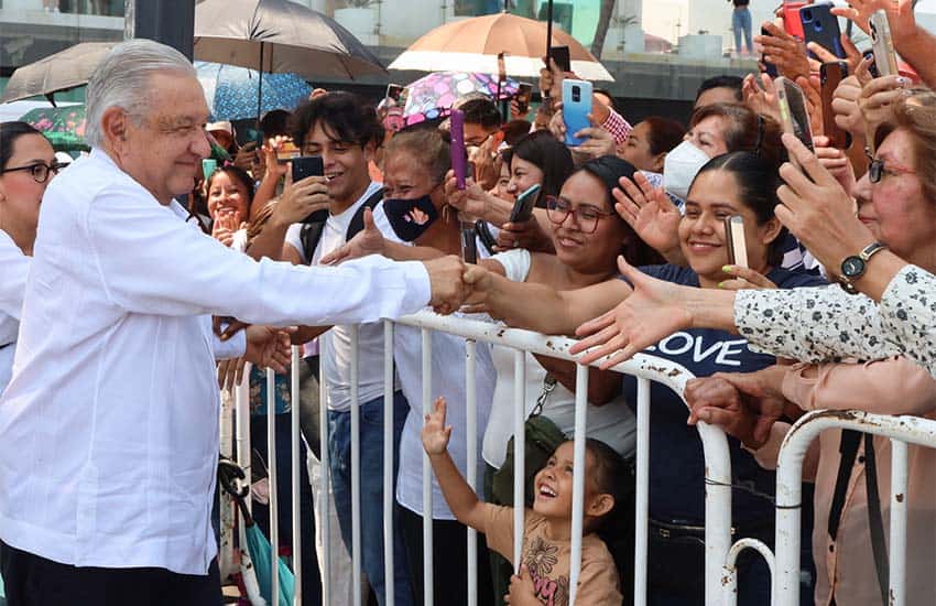 AMLO in Veracruz April 21, 2023