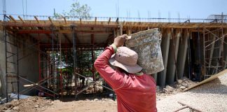 Mexican construction site