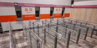 Ticket office at Mexico City Metro