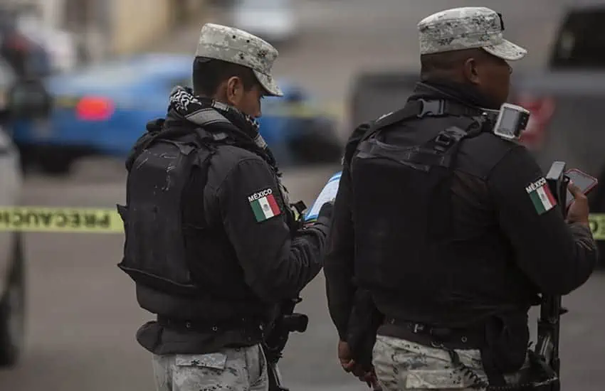 National Guard on streets of Tijuana