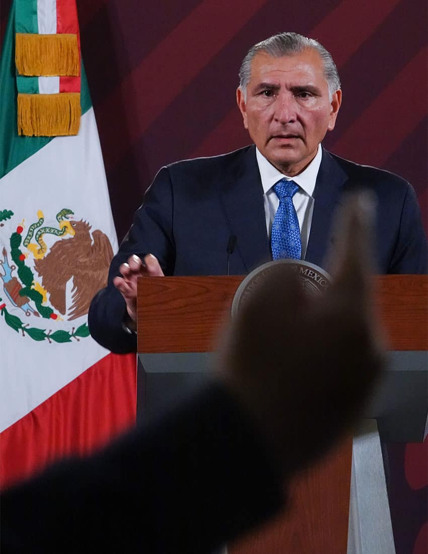 Mexico's Interior Minister Adan Augusto Lopez